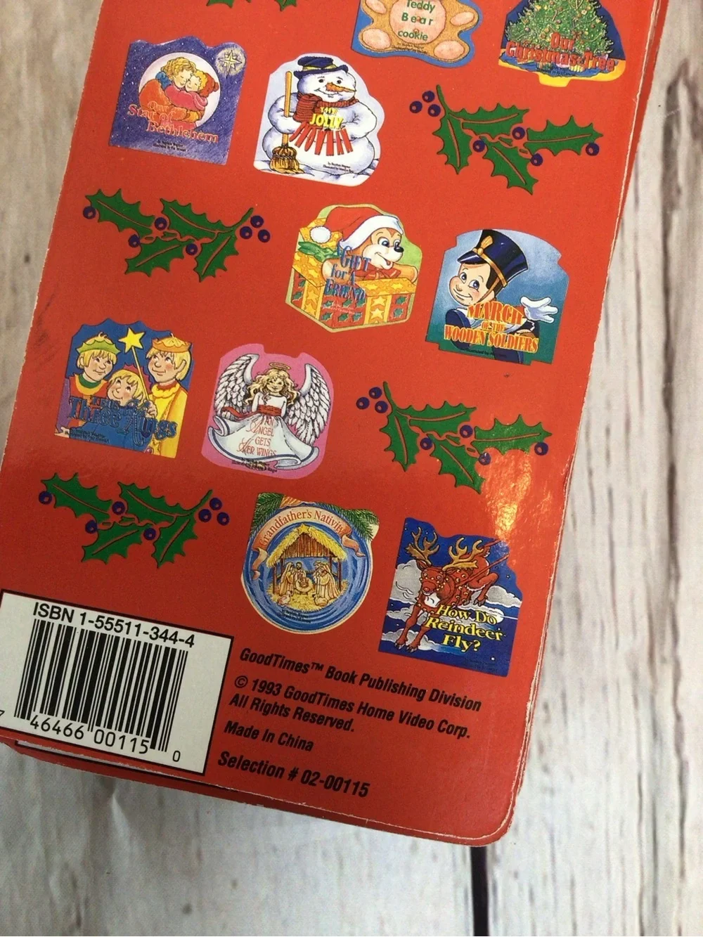 Vintage 1993 Christmas Ornament Books Lot 12 Mini Board Books Sealed Holiday
